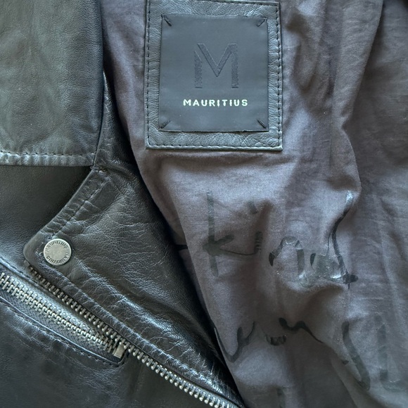 ⭐️Mauritius Leather Moto Jacket w Stars⭐️ - Picture 12 of 16